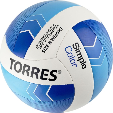 Купить Мяч волейбольный Torres Simple Color любительский р.5 в Пскове 